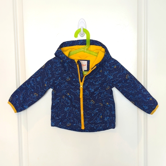 Cat & Jack Dinosaur Constellation Rain Jacket (18 mo) - Picture 1 of 6